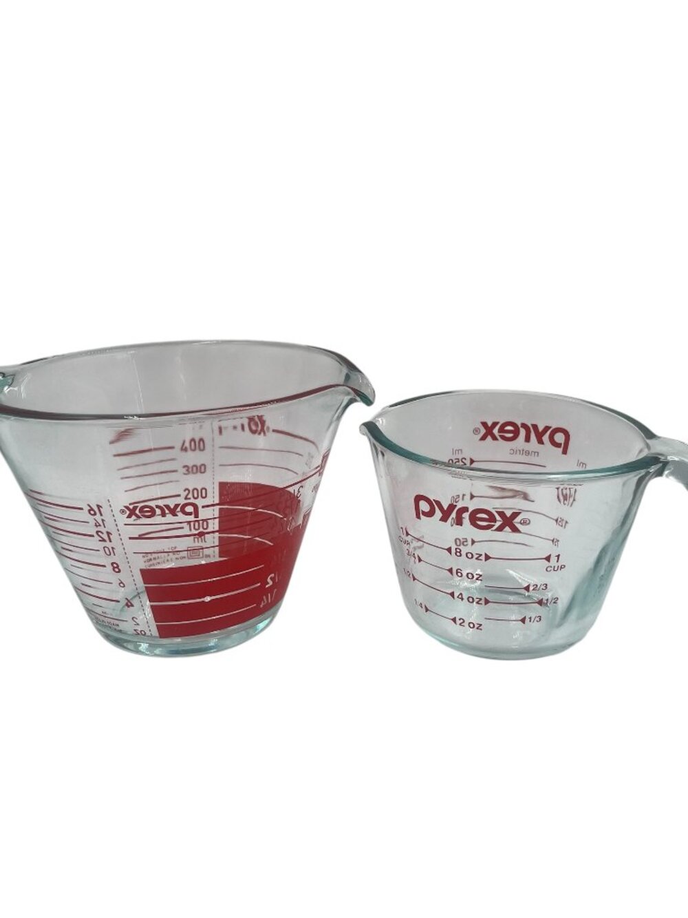 Vintage Pyrex measuring cups set of 2 - 1 Cup & 2 Cup - Picture 2 of 6
